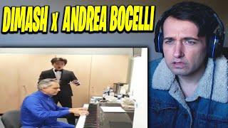 FIRST REACTION TO: Dimash x Andrea Bocelli - "Bésame mucho" (FIRST TIME HEARING THEM TOGETHER!)