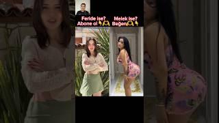 Kim iyi Yapmış? Feride Özdinç Melek Azad Yeni TikTok Dans Videosu move ya bodynina sky dance #shorta