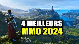 LITTÉRALEMENT Les 4 MEILLEURS MMORPG de 2024 !