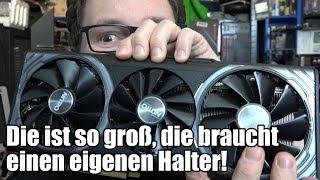 Sapphire RX Vega 64 Nitro+ - Der Kniff mit dem Halter