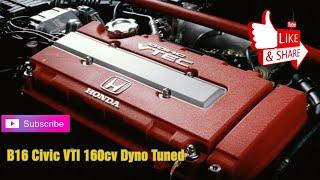 160HP Honda Civic Makes HUGE Power Gains After Dyno Tune!