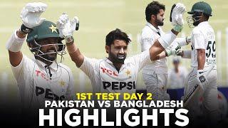 Full Highlights | Pakistan vs Bangladesh | 1st Test Day 2, 2024 | PCB | M8A1K