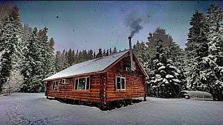 Living a Quiet Life | Winter Arrived At My Remote Log Cabin