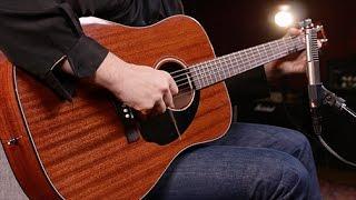 Fender Classic Design Series CD-60S All-Mahogany Dreadnought Acoustic Guitar Demo