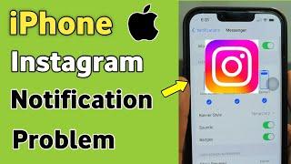 iPhone instagram Notification Problem | instagram Notifications Not Working (Showing) On iPhone