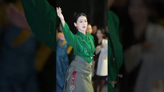 LiLi,  sweet and lovely beautiful Tibetan woman, traditional Tibetan dance