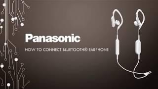 Panasonic - Earbuds - RP-BTS10 - How to connect a Panasonic Bluetooth® earphone.