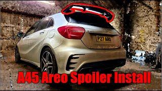 Installing a Aero Roof Spoiler on my Mercedes A45 AMG