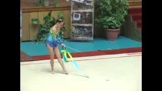 STELLA MARINOVA (Ribbon) NT "Julieta Shishmanova" 2014 (Qualifications Juniors)