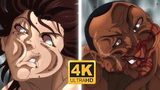 Eng Dub [4K] _ Baki Hanma vs Biscuit Oliva Full Fight Scene |  Eng Dub [4K]