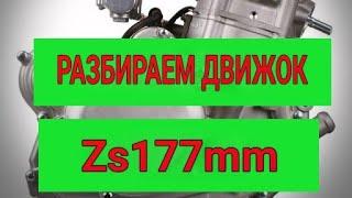 Разбираем дигатель Zs 177mm