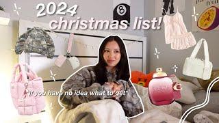 CHRISTMAS WISHLIST IDEAS 2024 