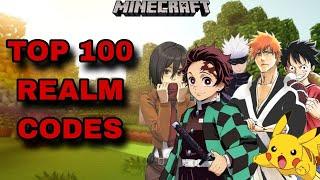 TOP 100 BEST REALM CODES FOR MINECRAFT BEDROCK EDITION!