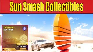 Forza Horizon 5 Sun Smash Collectibles Smash 6 Sunsets around Dunas Blancas