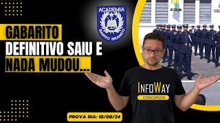 Saiu gabarito DEFINITIVO - Aluno Oficial | Infoway Concursos