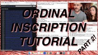 HOW TO MAKE AN ORDINAL INSCRIPTION (PART 2 - inscribing using ord)