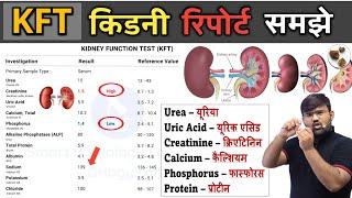 किडनी फंक्शन रिपोर्ट | KFT Report | RFT | Kidney Function Test | Blood Test | Blood Report | Doctor