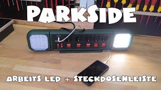 PARKSIDE® LED-Arbeitsleuchte PASD 3680 A1 mit Steckdosenleiste