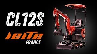 Découvrez la mini pelle CL12S LEITE France - Compacte et puissante pour tous vos travaux !  (1,2 T)