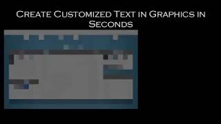 PresenterMedia Custom Graphics and Text Demonstration