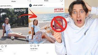 I FAKED my FANS HOLIDAY photos!! *PHOTOSHOPPING my FANS INSTAGRAM*