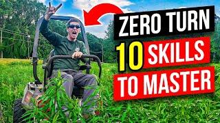 How to Use a Zero Turn Mower -10 Skills to Master