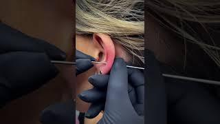Midi piercing with 14k gold lotus jewellery + blade Watford