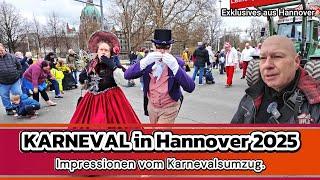 Karneval 2025 in Hannover - Impressionen vom Umzug durch die City.