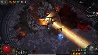 Betrayal League:  Act 5 Boss Kitava (Marauder Build Molten Strike)