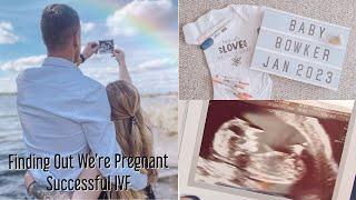 Finding out WE’RE PREGNANT *emotional video**successful IVF*