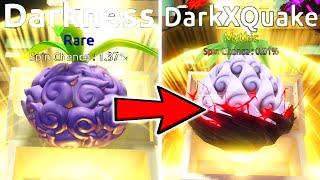 Evolving DARKNESS And QUAKE Into DARKXQUAKE In Fruit Battlegrounds...(ROBLOX)