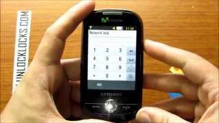 How To Unlock Samsung Corby S3650 and S3650W By Unlock Code From UnlockLocks.COM