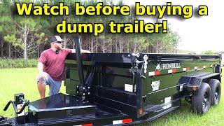 Watch this before buying a dump trailer! Iron Bull Nortstar 7x14 dump trailer #775