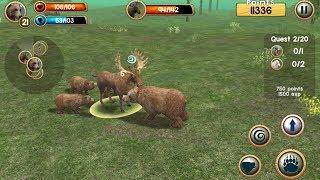 Wild Bear Simulator 3D (by Turbo Rocket Games) Android Gameplay [HD]