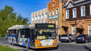 Barnaul, trip by Mercedes-Benz O405N2 # AH 570 22 the bus (17.05.2023)