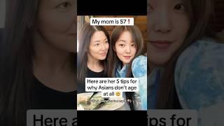 Here are her 5 tips for why Asians don’t age at all #koreanbeauty #koreanskincare #asianbeauty