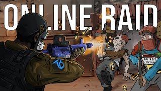 Rust - CLUTCHING hard in an ONLINE RAID (Blooprint Stream Highlights)