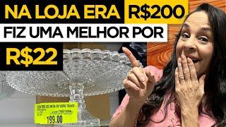 DIY- VI NA LOJA POR R$ 200,00 FIZ UMA LINDA E MELHOR POR R$ 22,00