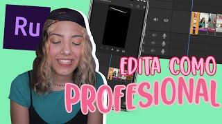 Como EDITAR como un PROFESIONAL con el CELULAR GRATIS | Premiere RUSH | yanelizza