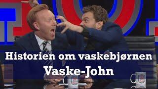 Pilou Asbæk fortæller om vaskebjørnen Vaske-John