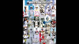 WHITE RANGERS P.1 (1993 - 2025)  #powerrangers #bandai #supersentaiseries #rangers #sentai