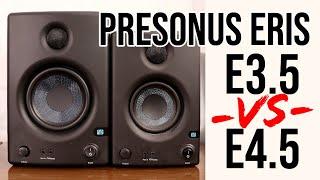 Presonus Eris E3.5 VS E4.5 - Nearfield Monitor Review