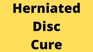Can you TOTALLY cure a herniated disc? No, but here's an unusual method