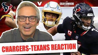 Chargers-Texans Reaction: C.J. Stroud beats Justin Herbert in AFC Wild Card | Colin Cowherd NFL