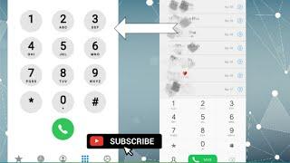 ios dialer call screen in Android 