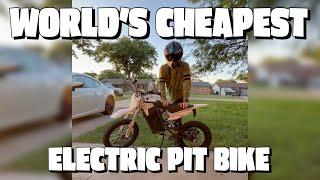 WORLD’S CHEAPEST Electric Pit Bike | EBOX 2.0 First Ride & Review