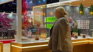 Place & Learn Transparent Screen |  Interactive Tech at Gulfood Manufacturing 2024