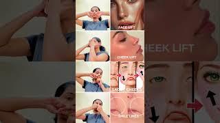 Face yoga for cheek and face lift #faceyoga
