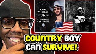 Platinum Rapper FIRST time REACTION to Hank Williams Junior - A country Boy Can Survive