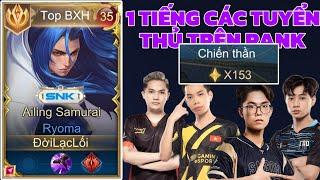 1 Tiếng 16 Phút Tổng Hợp Trận Đấu Gặp Tuyển Thủ Trên Rank 153 Sao Của Onekiuu